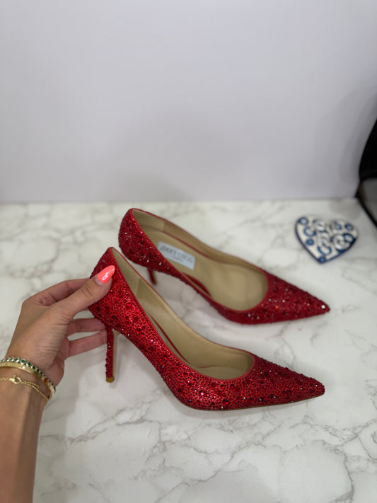 Rhinestone JC heels