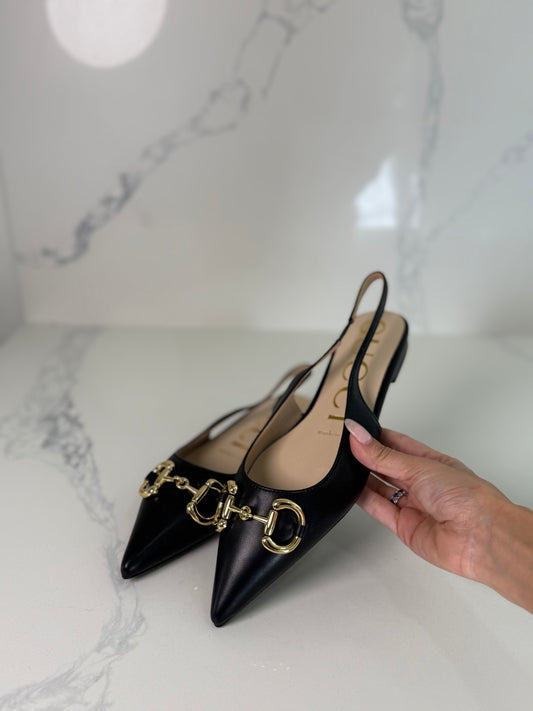 Gg slingbacks flats