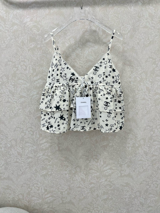 Ruffle tank