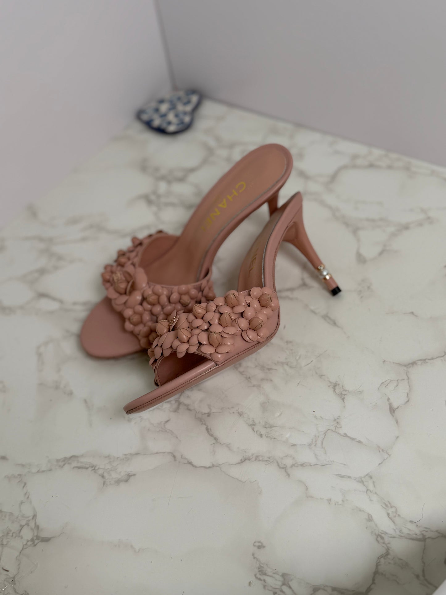 Cl flower heels