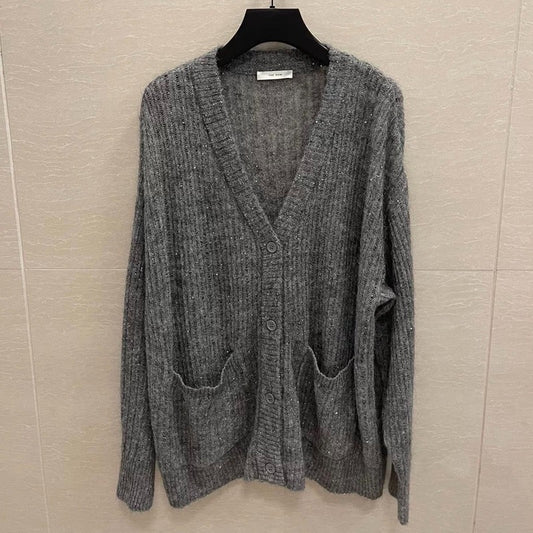 Row cardigan