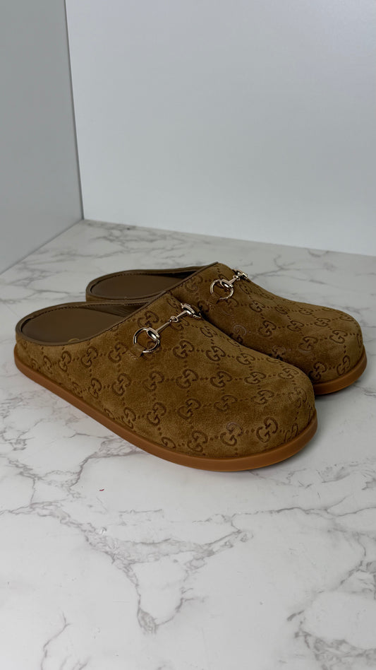 GG Suede Mule
