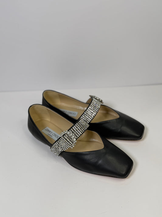 JC Mary Jane embellished flats