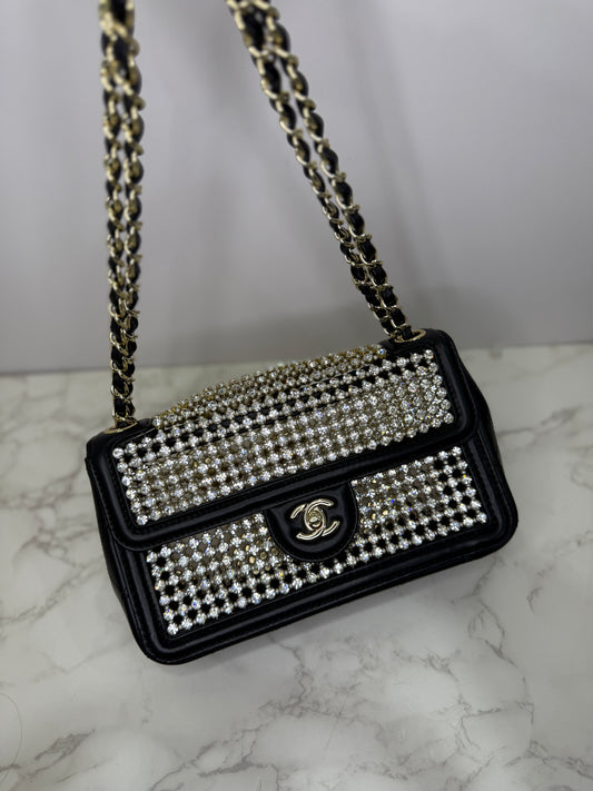 Diamond flap bag