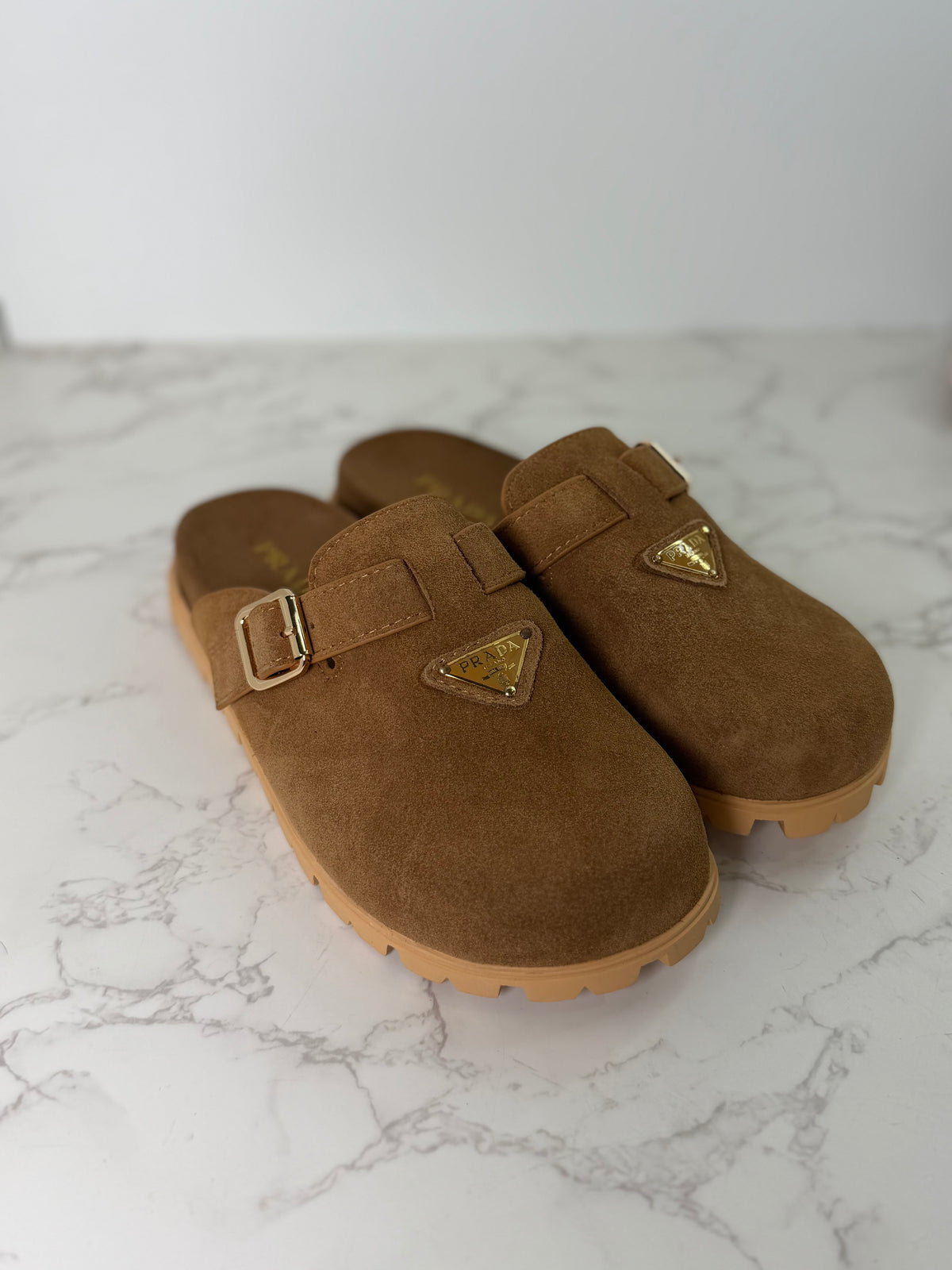 Prada suede mule birk (Copy)
