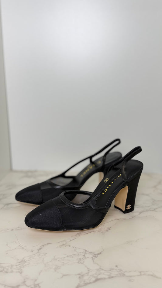 CC Mesh Slingback