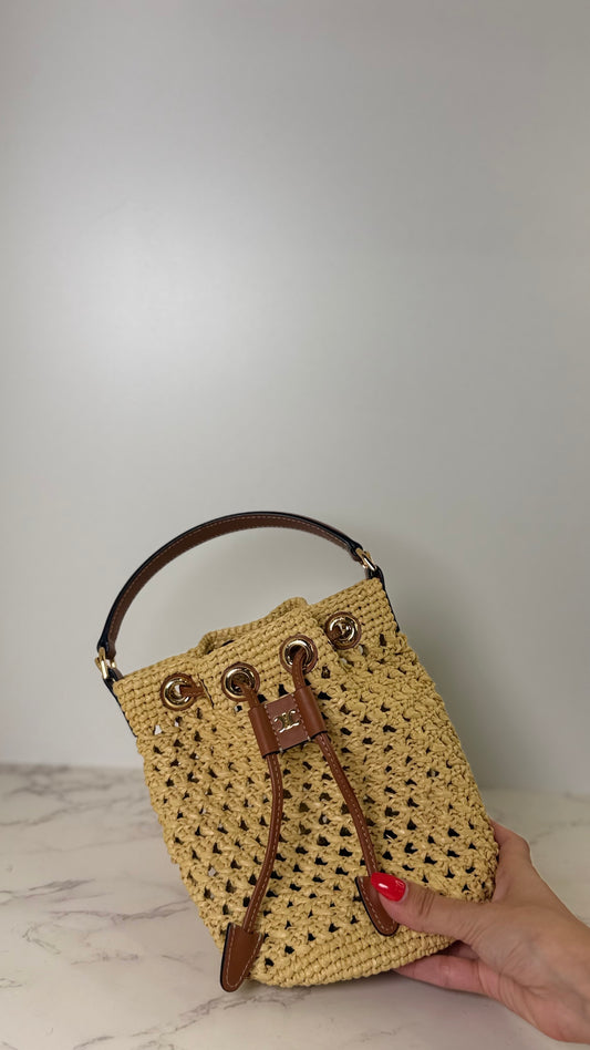 Celine Rafia Bucket
