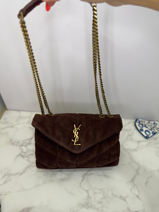 Ysl flap fold over shoulder