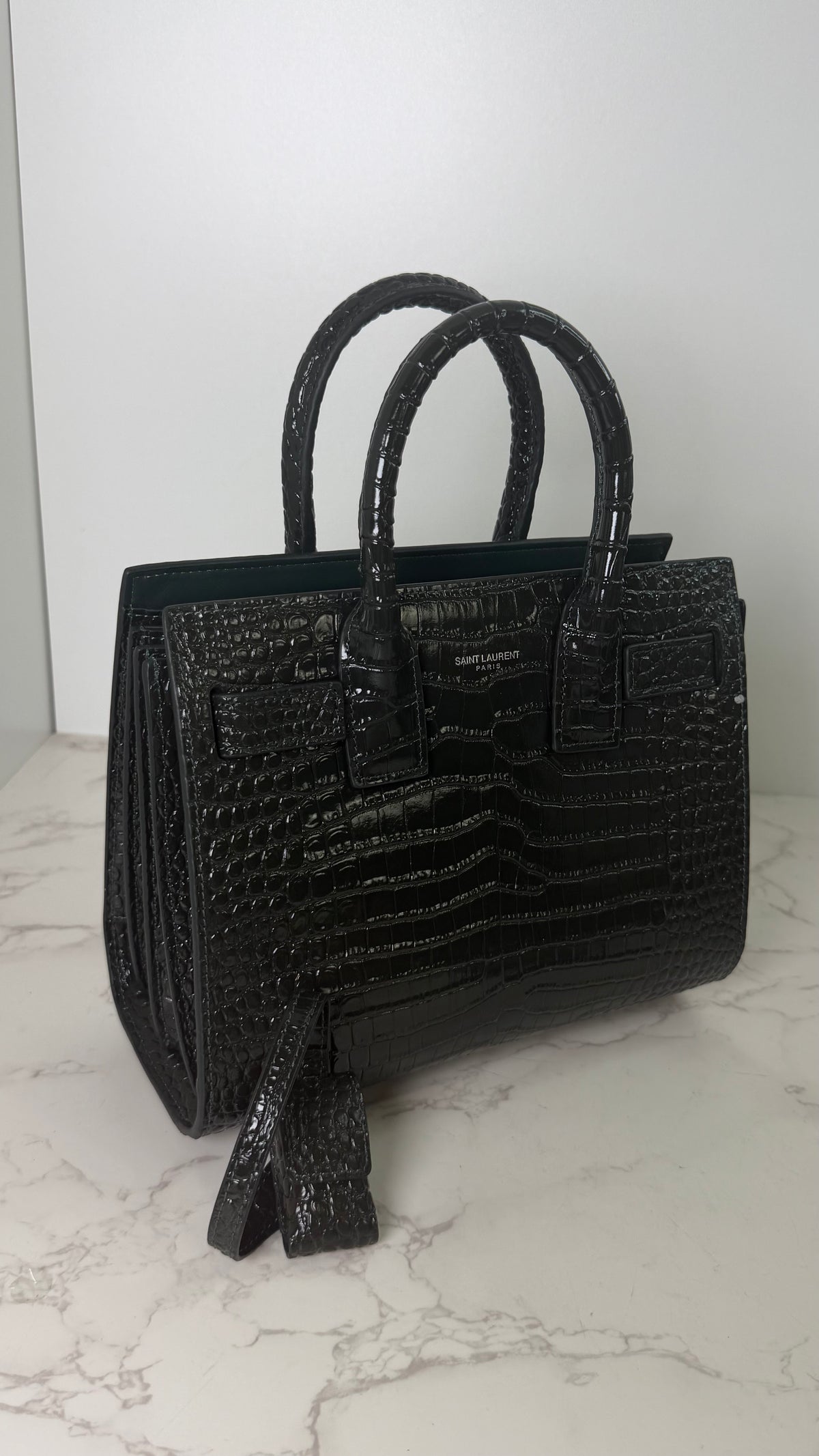 YSL croc sac de jour