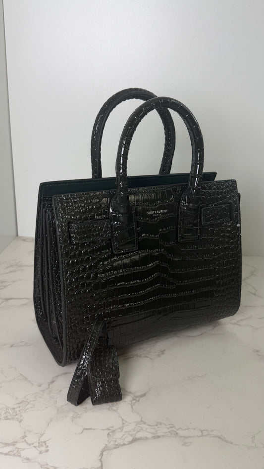YSL croc sac de jour