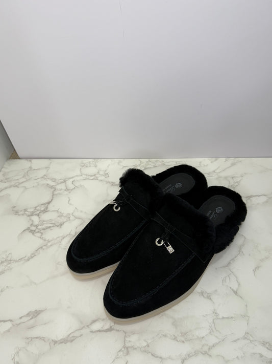 Fur summer walker mules