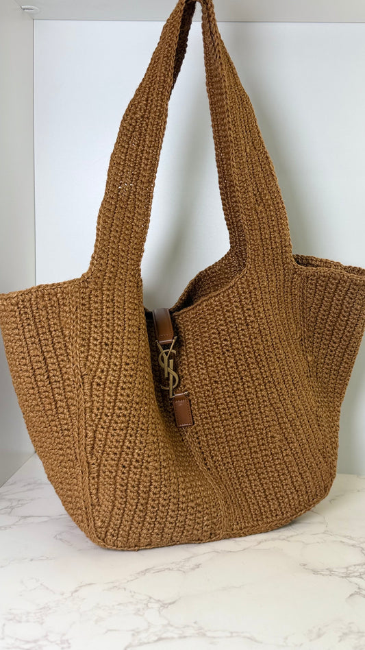 YSL Raffia Tote
