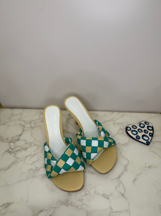 Bv woven heel sandal