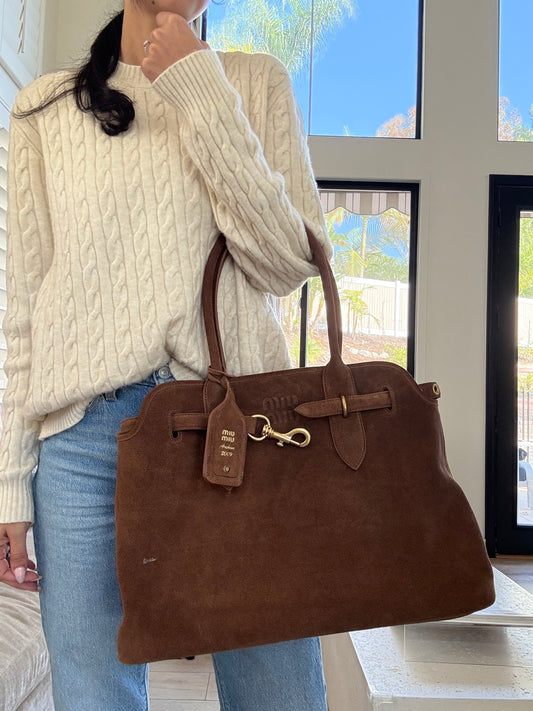 Xl suede mm tote