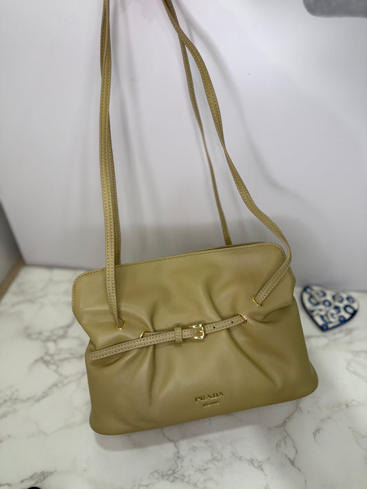 Buckle shoulder bag