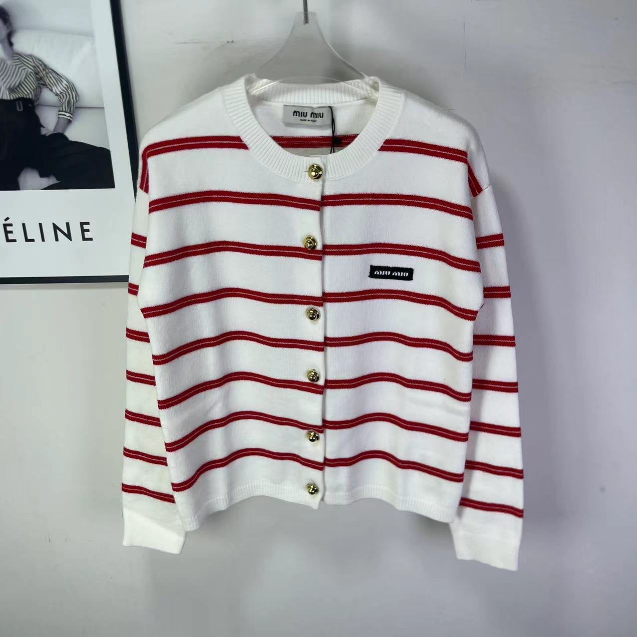 Mm stripe cardigan