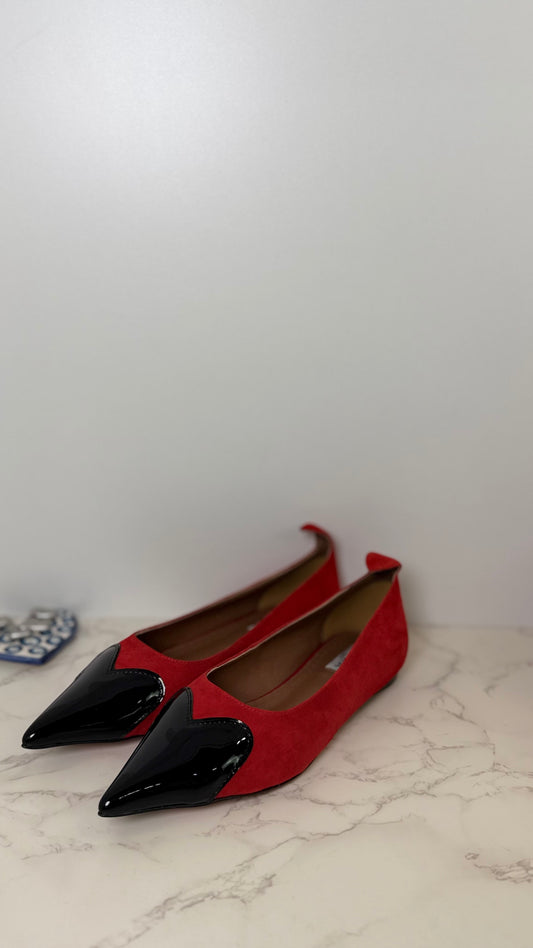 AlAIA heart flats