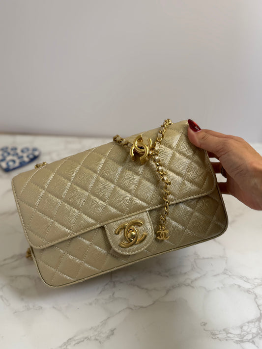 Adjustable strap cc flap