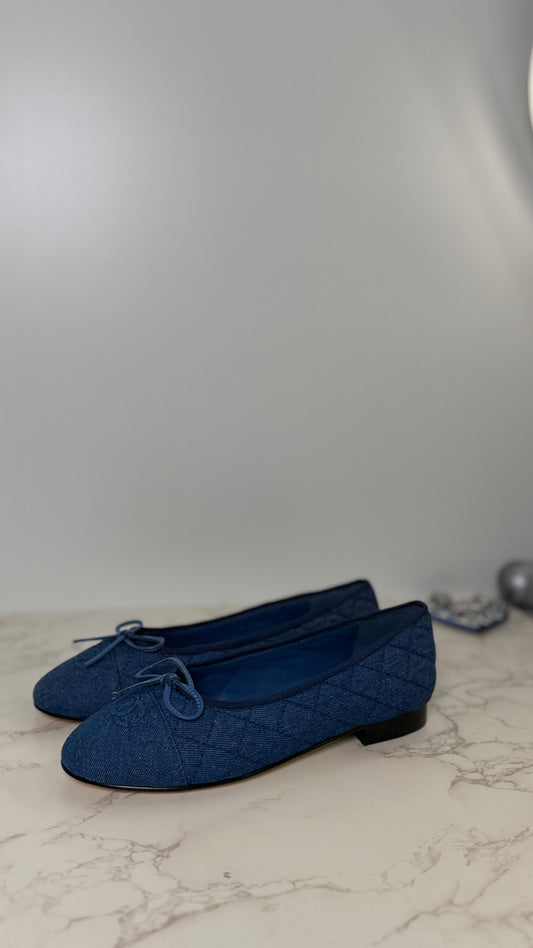CC Denim Ballet Flat