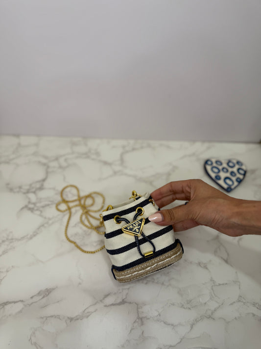 Prada nautical stripe mini