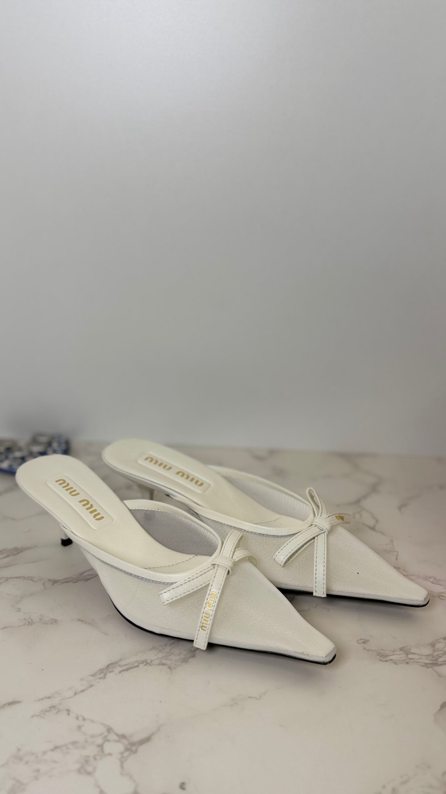 MM Mesh Kitten Heel