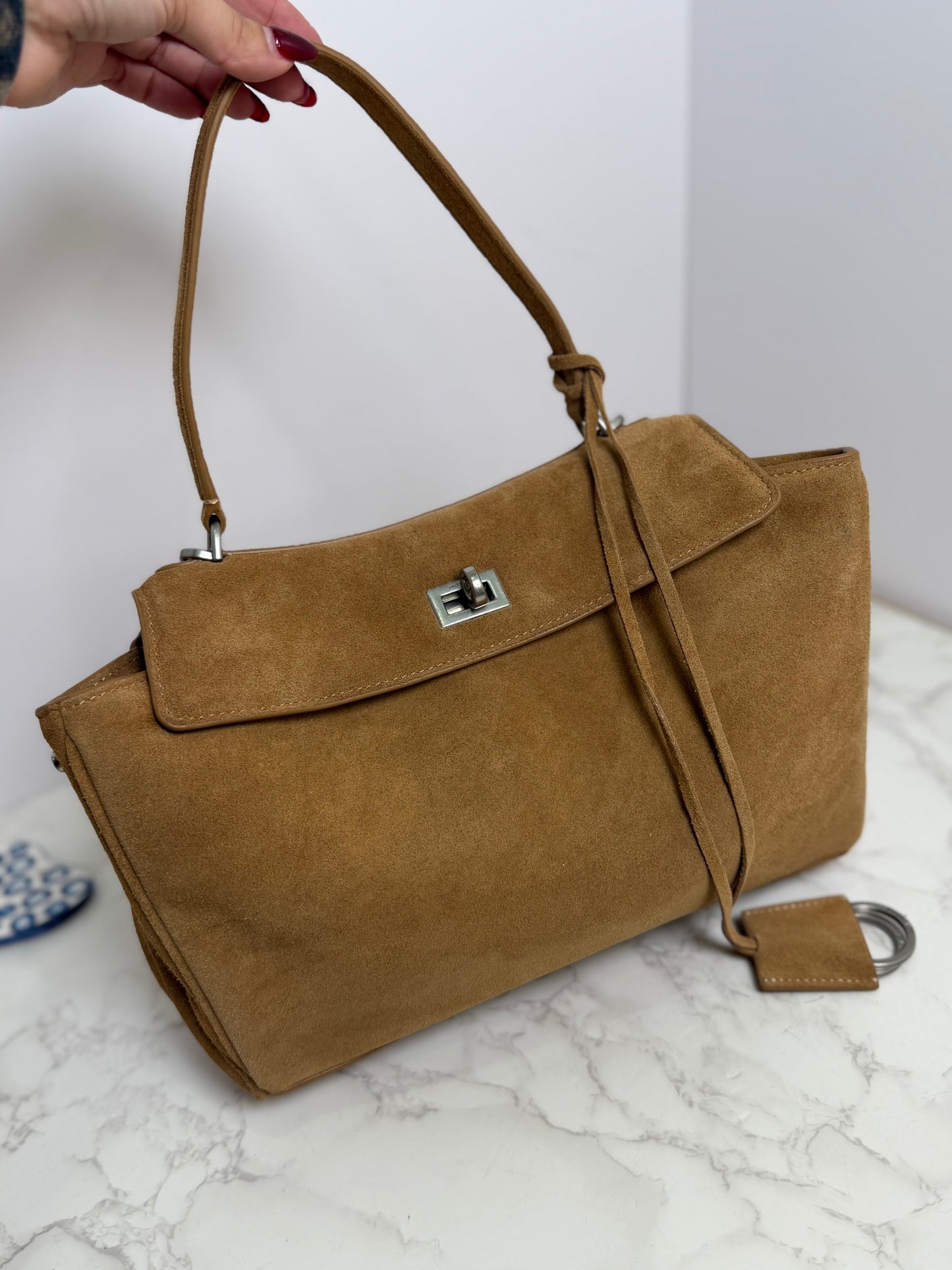 Suede rodeo bal