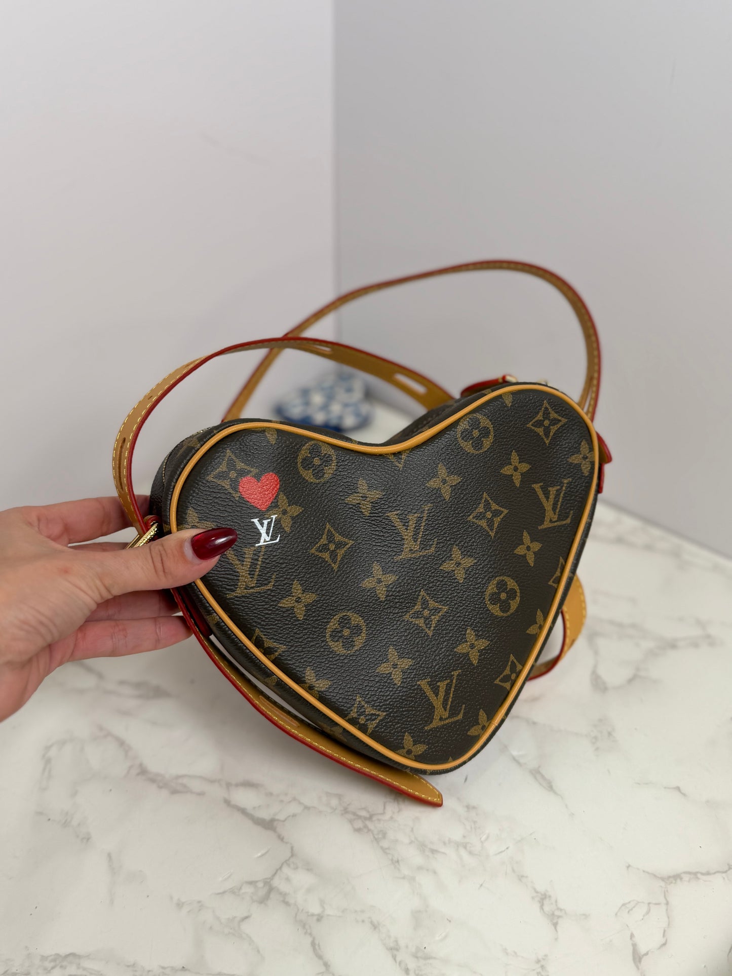 Heart Lv crossbody
