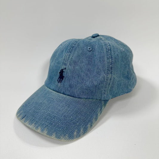 Denim polo hat