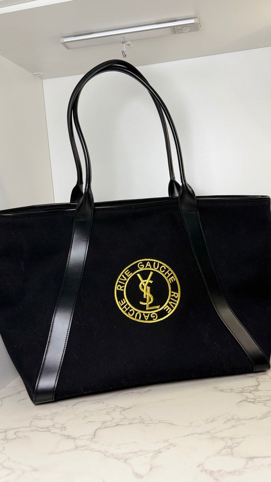 YSL XL Canvas tote