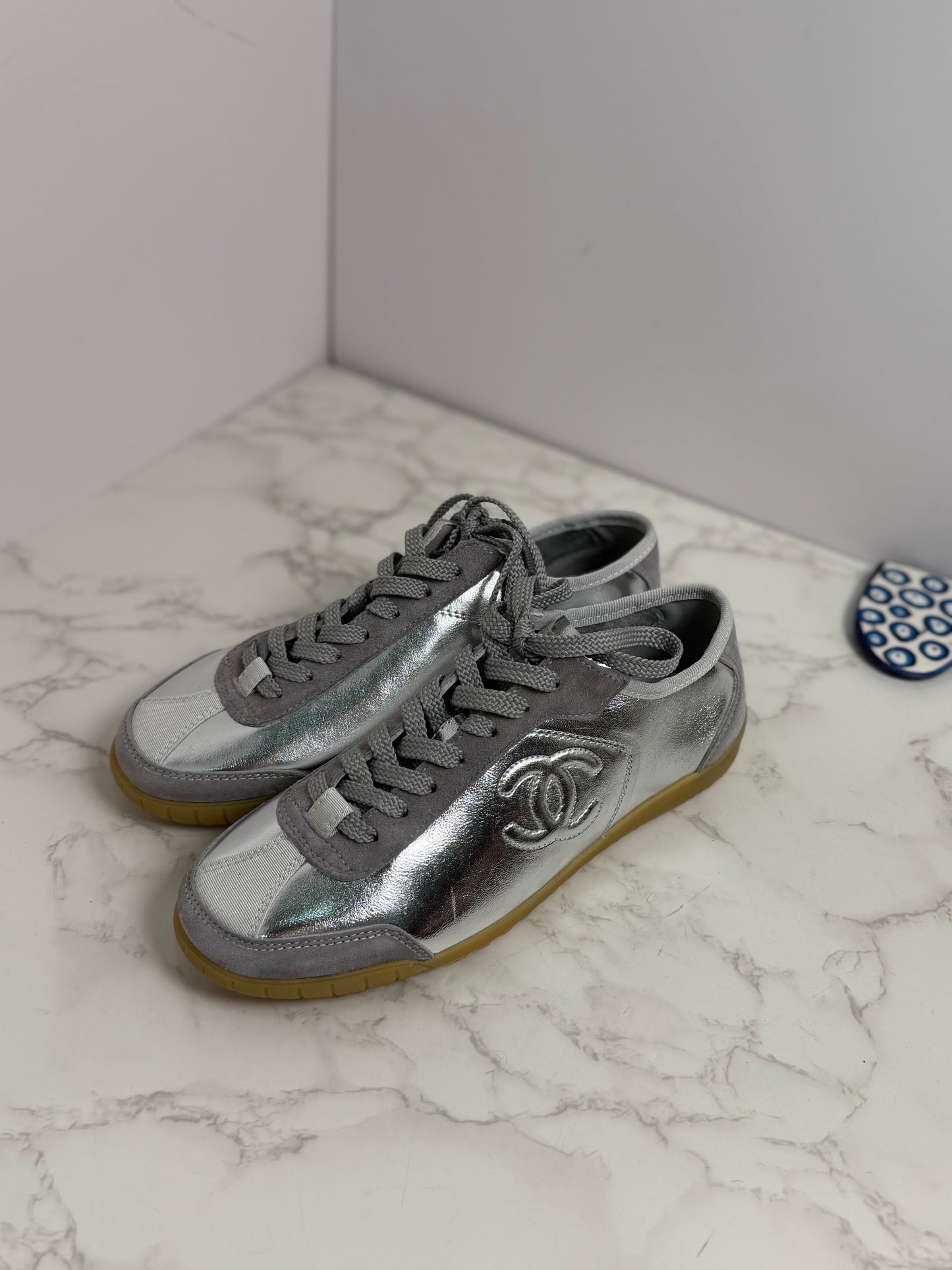 CC metallic sneakers