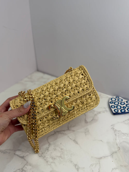 Celine raffia