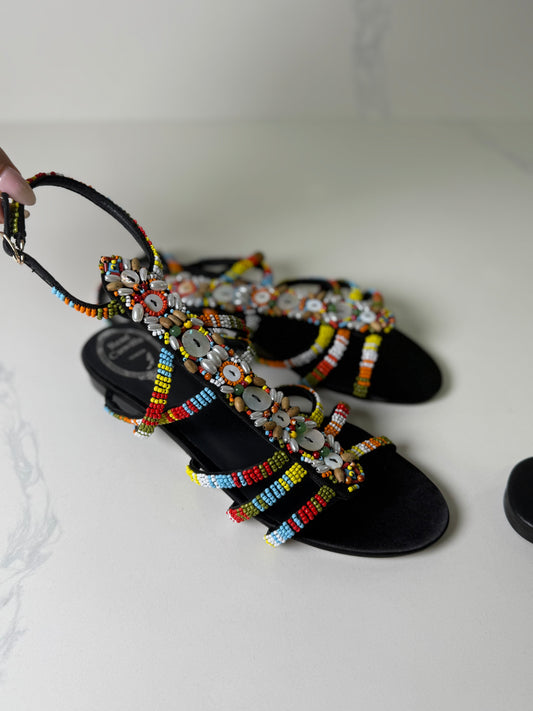 Rc beaded sandals