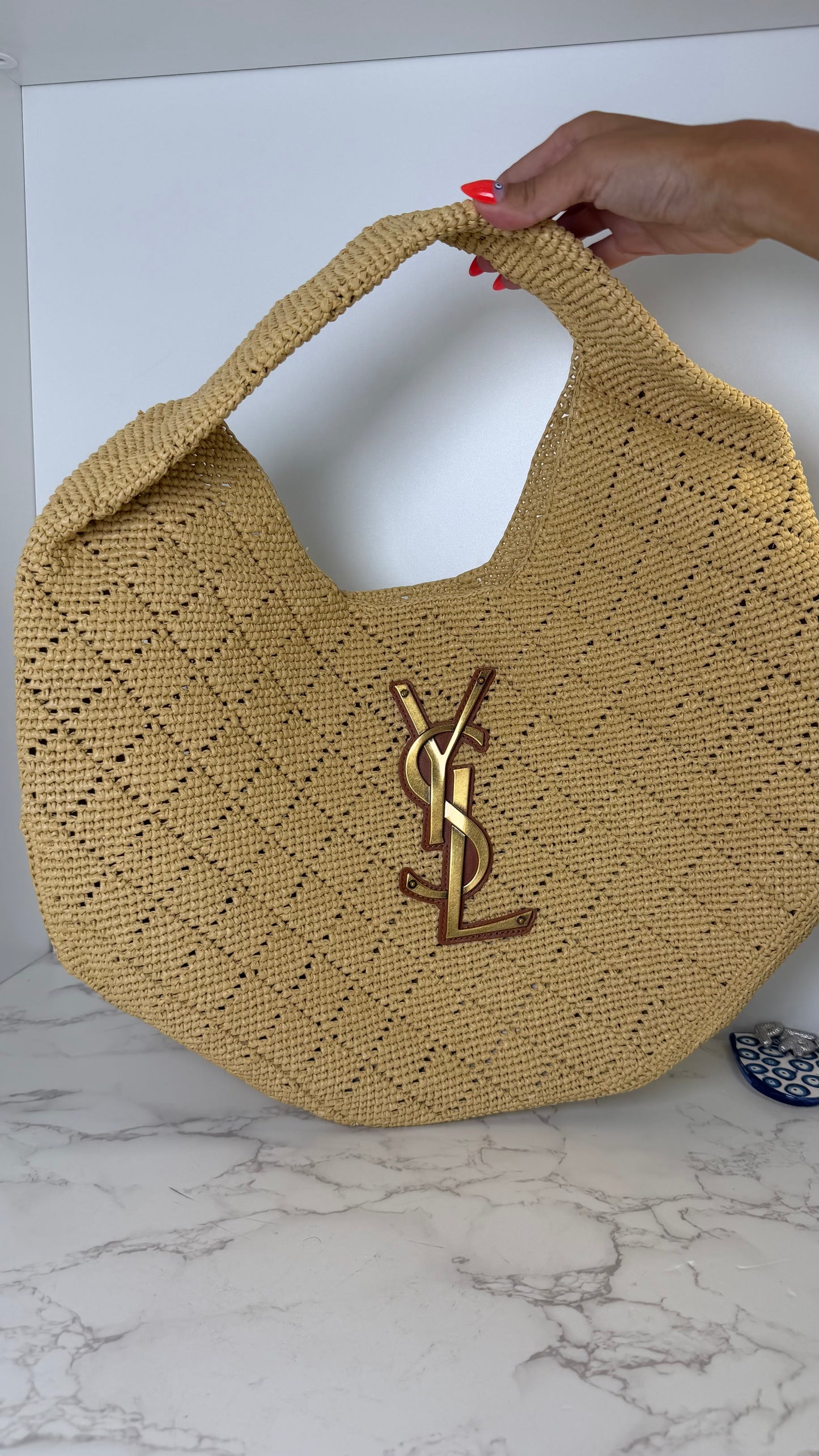 YSL Raffia XL