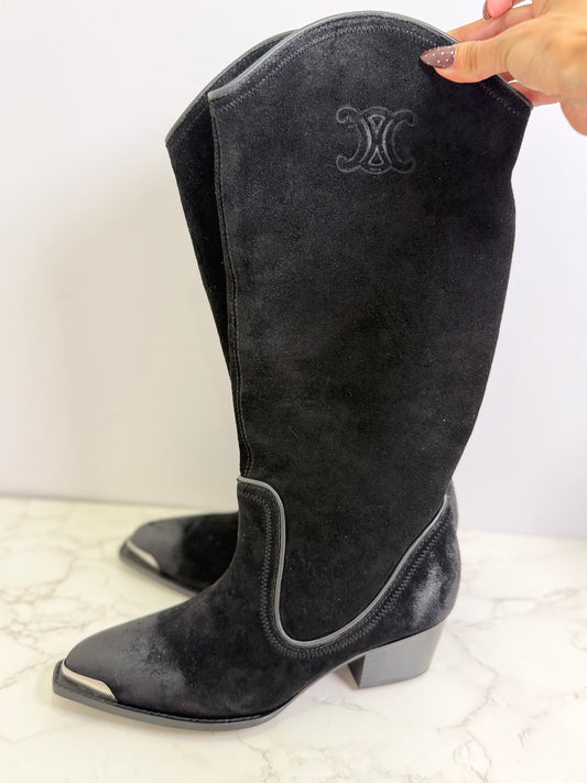 Celine suede boots