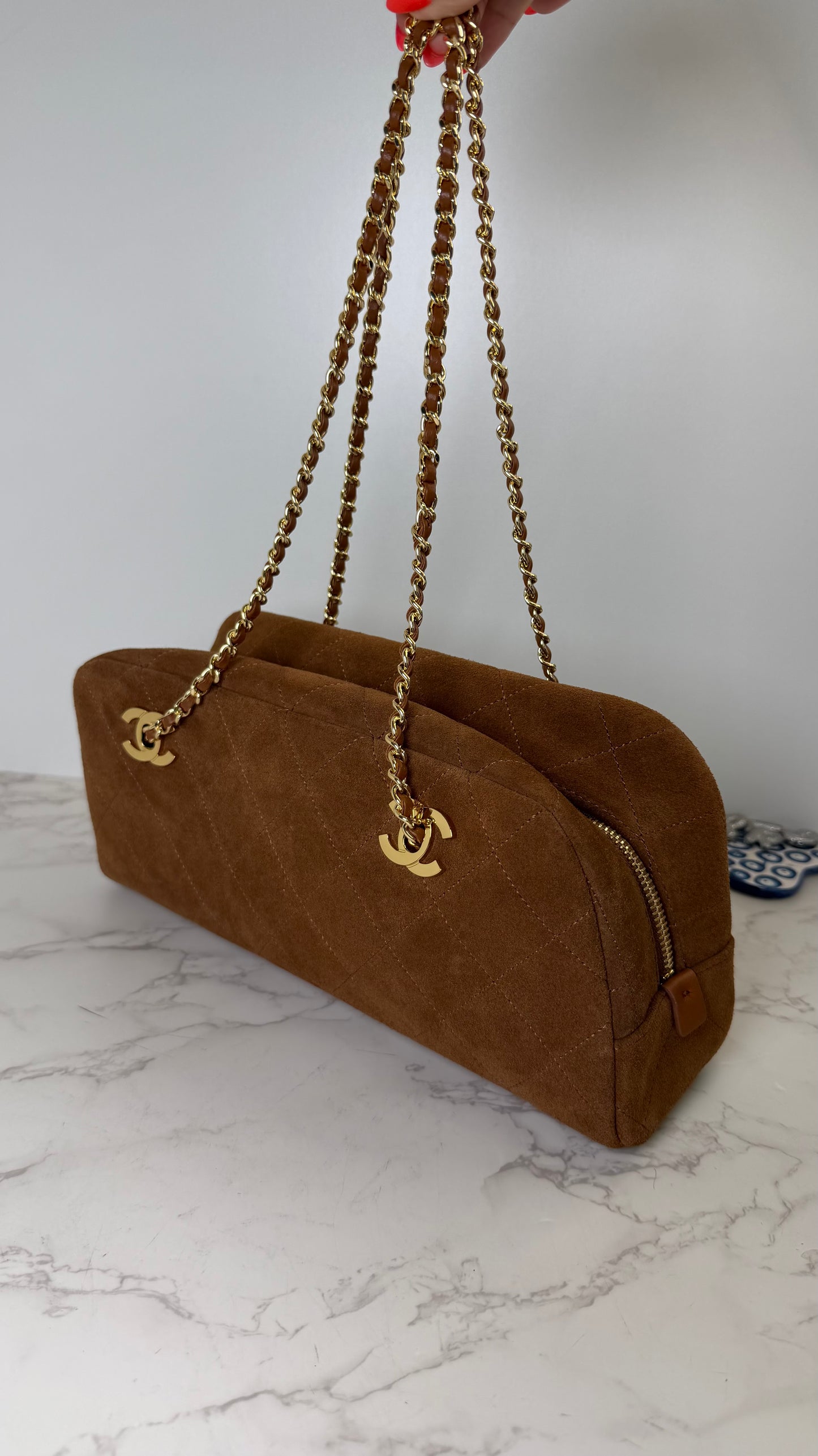 Cc suede double strap