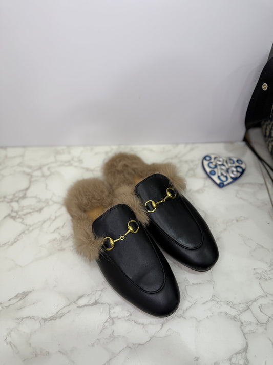 Fur mules