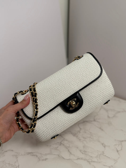 (Copy) Cc raffia flap