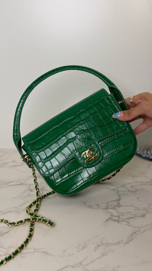 CC Croc Top Handle