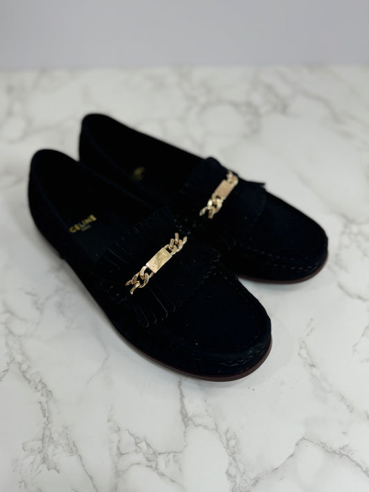 Suede loafers