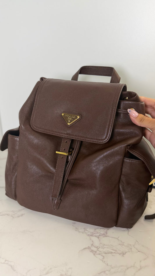 Prada Leather Backpack