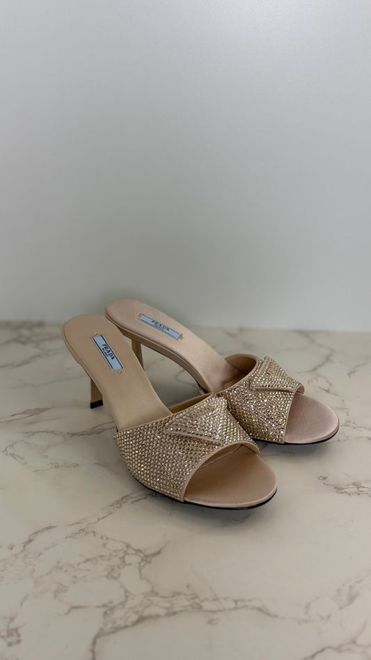 Prada Rhinestone Heel