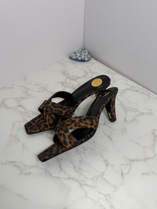 Ysl leopard sandal