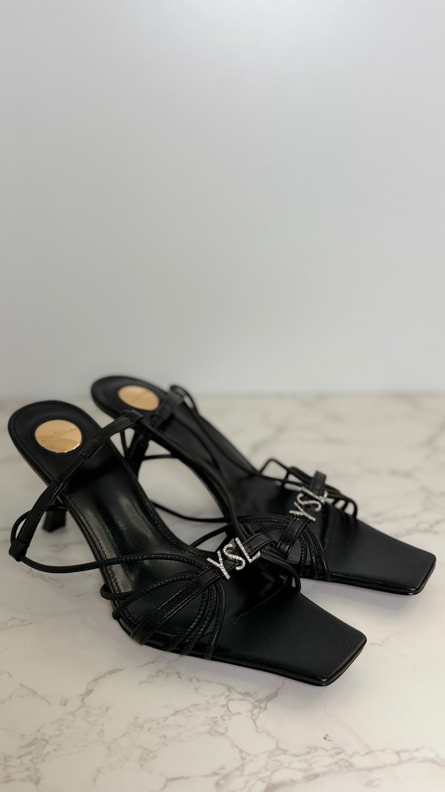 YSL Strap Heel