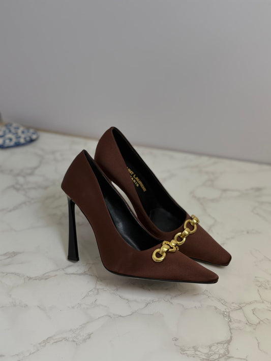 Ysl satin heel