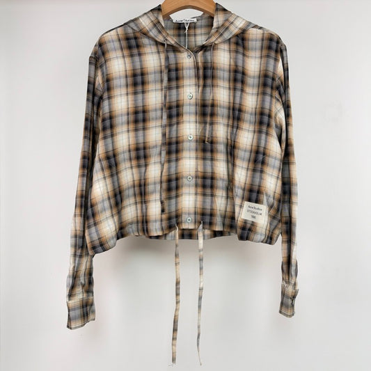Miu miu crop plaid