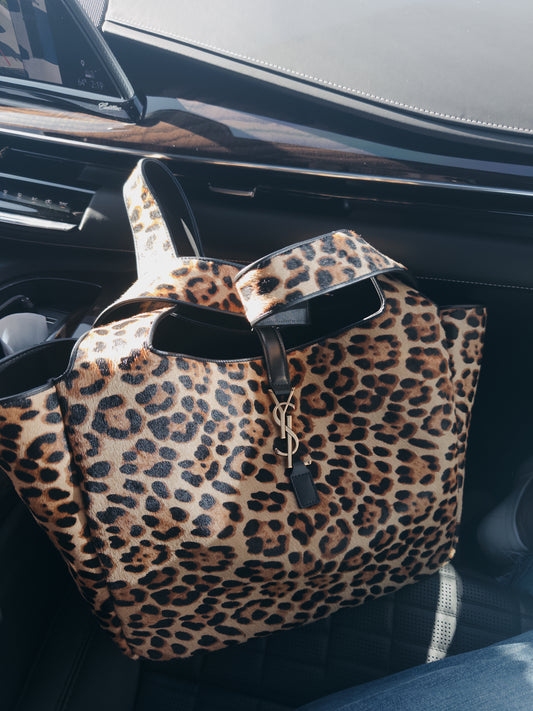 Leopard tote