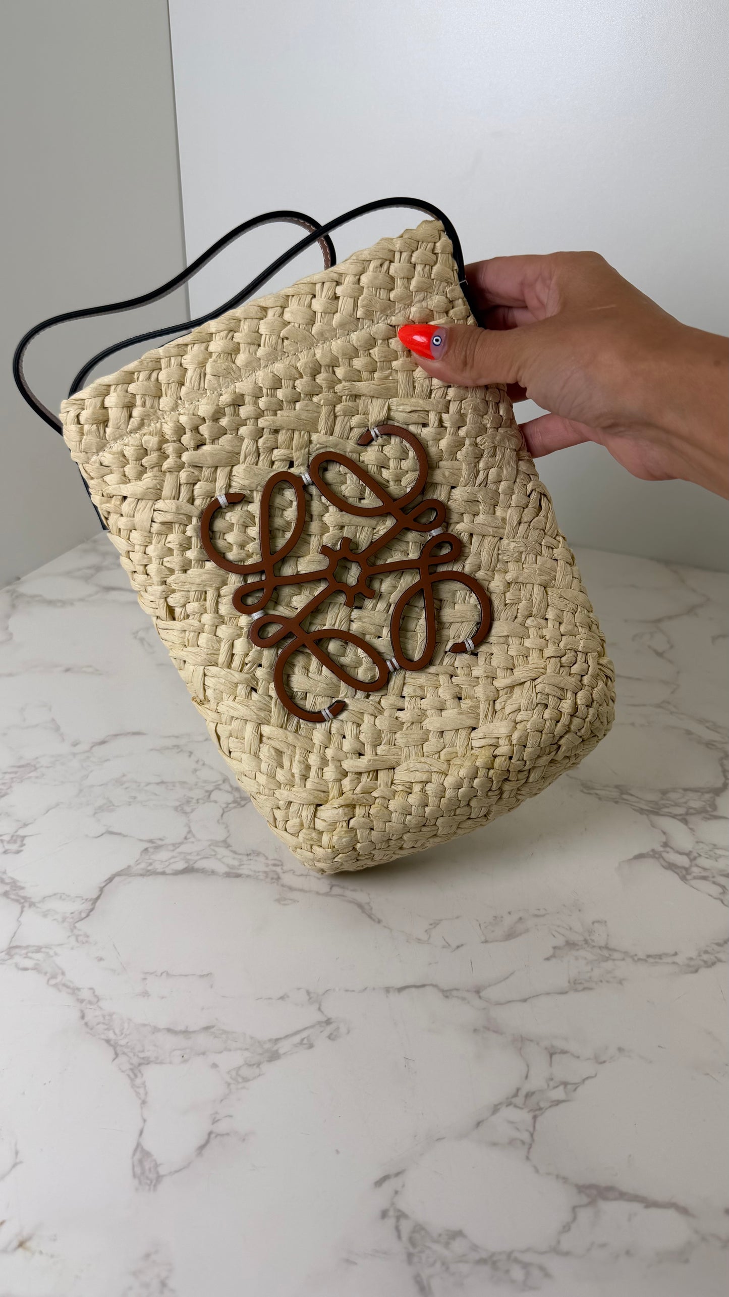 Loewe mini raffia bucket (Copy)