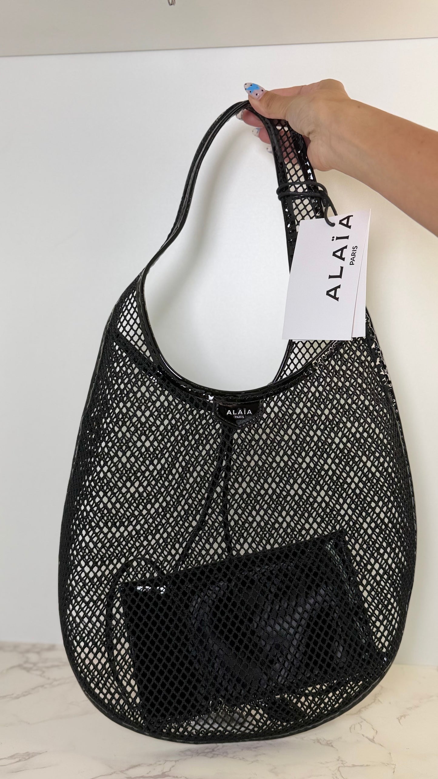 AlAIA mesh bag