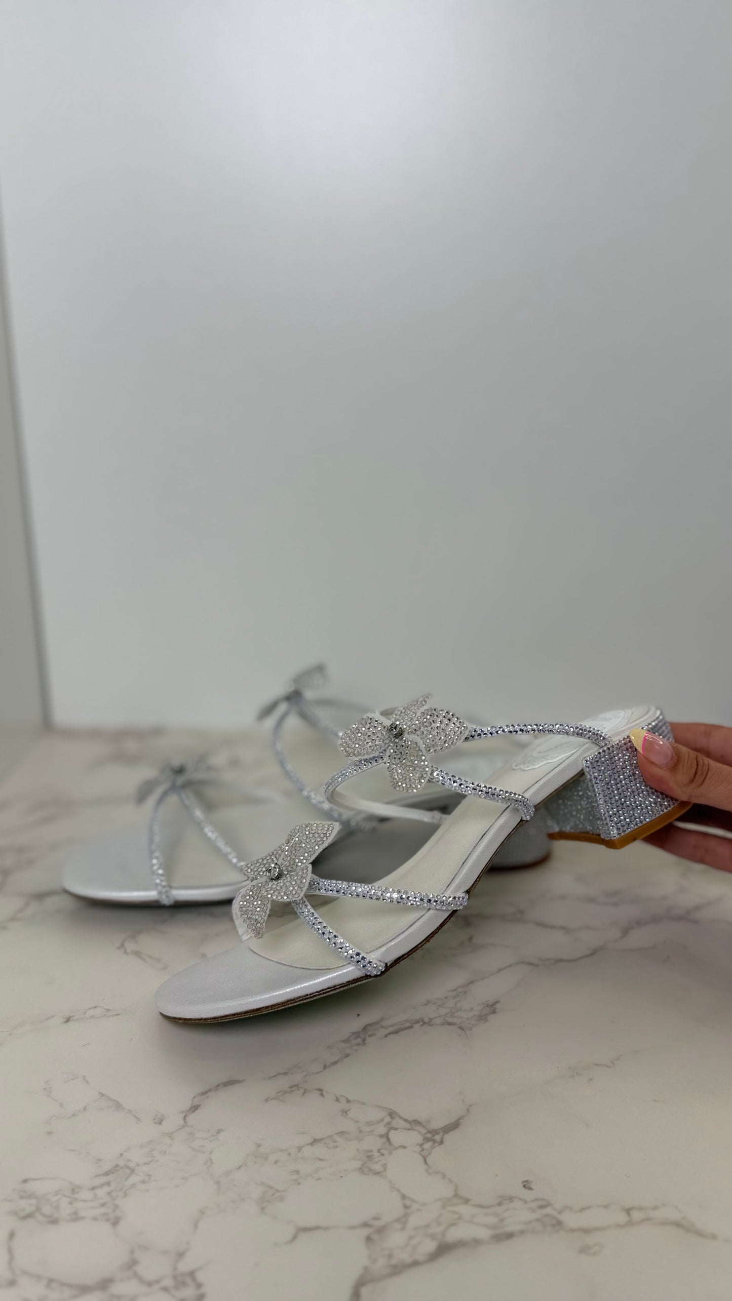 RC Floral Block Heel