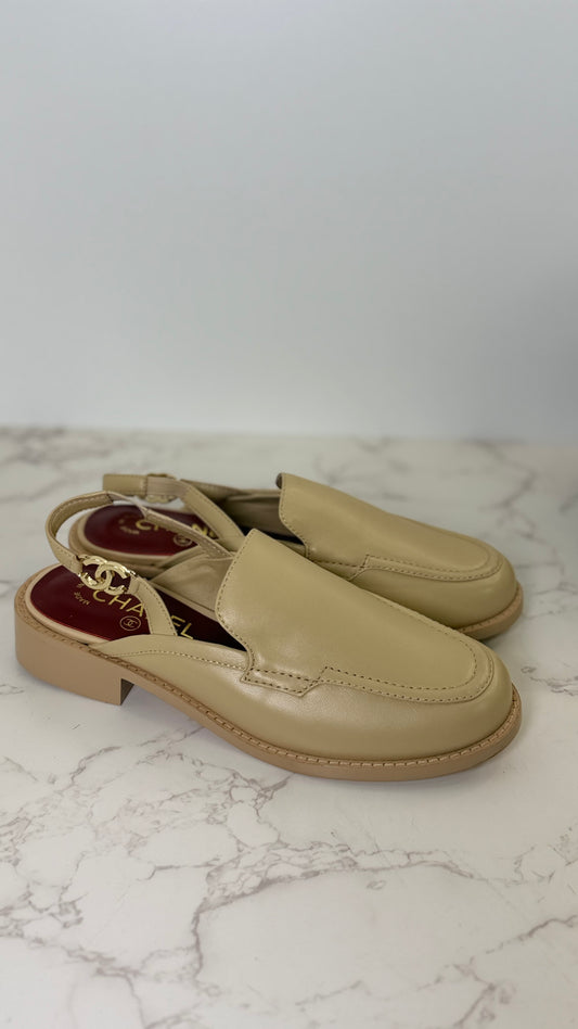 Cc slingback loafers